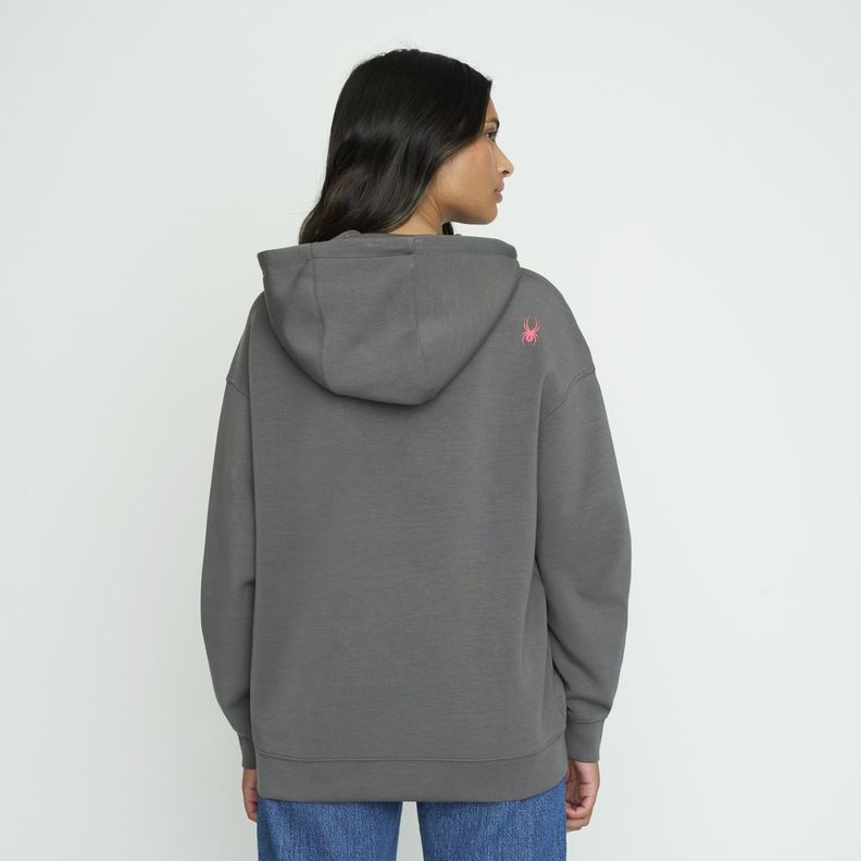 Polerón Lifestyle Mujer Spyder Hoodie Efter SYWHD01S24GRY-2