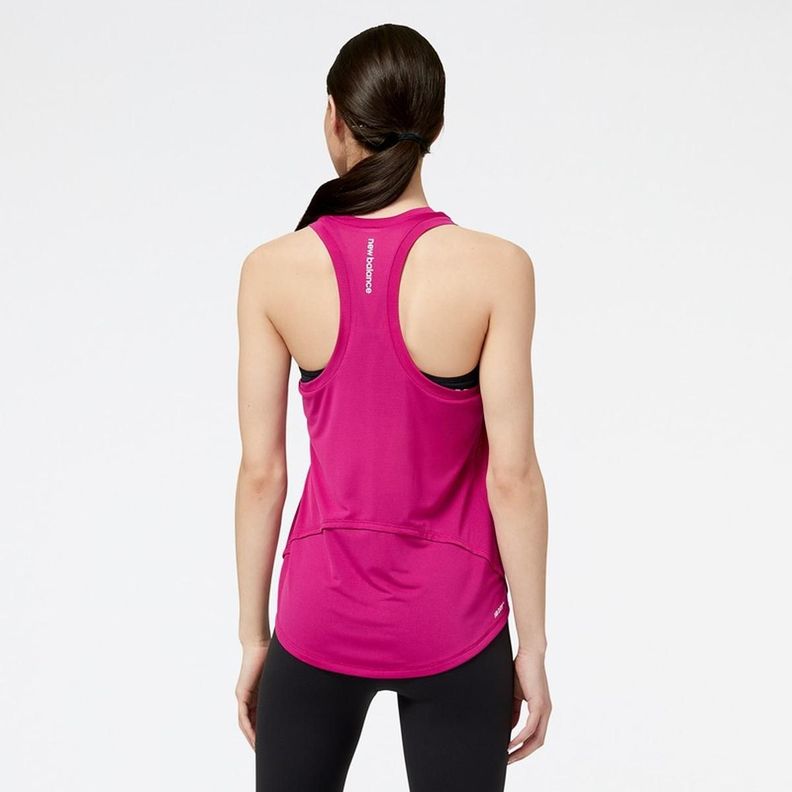 Polera Running Mujer New Balance Accelerate Rosada-2