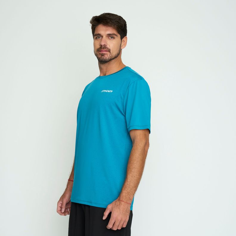 Polera Entrenamiento Hombre Spyder Azul SYMTT02S24BL-1