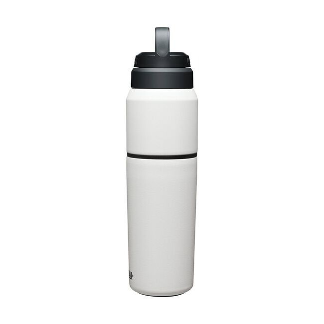 Botella Camelbak 650 ml Acero + Taza 500 ml Blanca-0