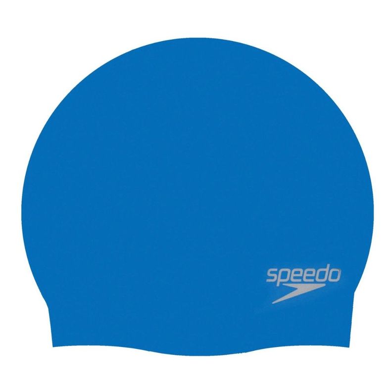 Gorro Natacion Speedo Plain Moulded Silicone Azul