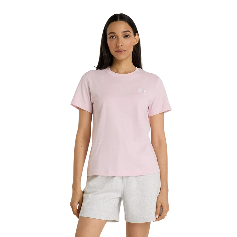 Polera Lifestyle Mujer New Balance Sport Essentials Rosada-0