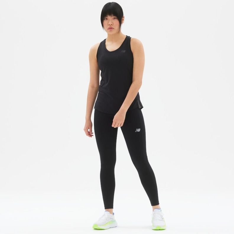 Polera Running Mujer New Balance Speed Jacquard Negro-4
