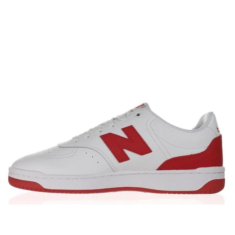 Zapatillas Urbanas Hombre New Balance 80 Blanca/Rojo-1