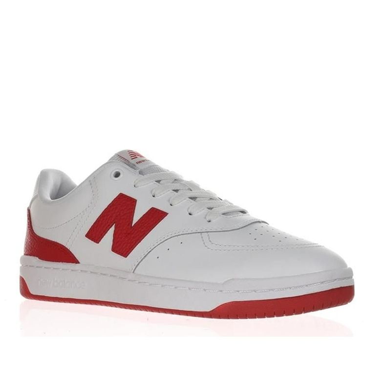 Zapatillas Urbanas Hombre New Balance 80 Blanca/Rojo-2