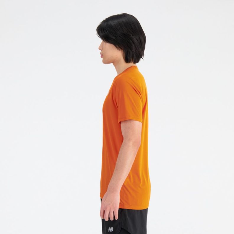 Polera Running Hombre New Balance Accelerate Naranja-2