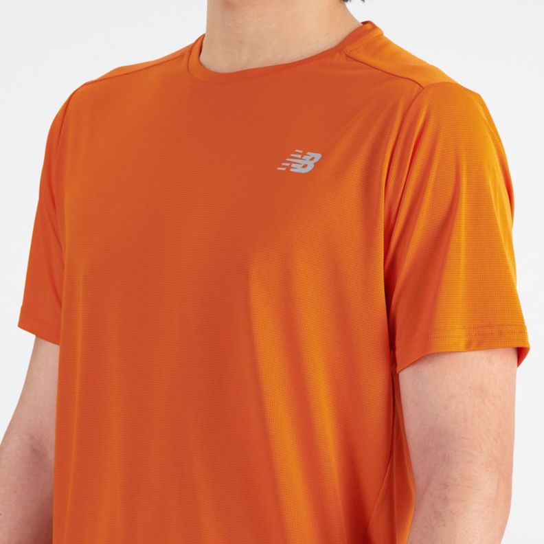 Polera Running Hombre New Balance Accelerate Naranja-3