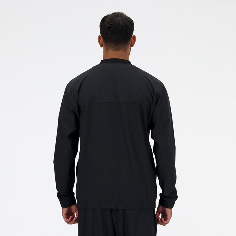 Chaqueta Lifestyle Hombre New Balance Stretch Bomber Negra-1