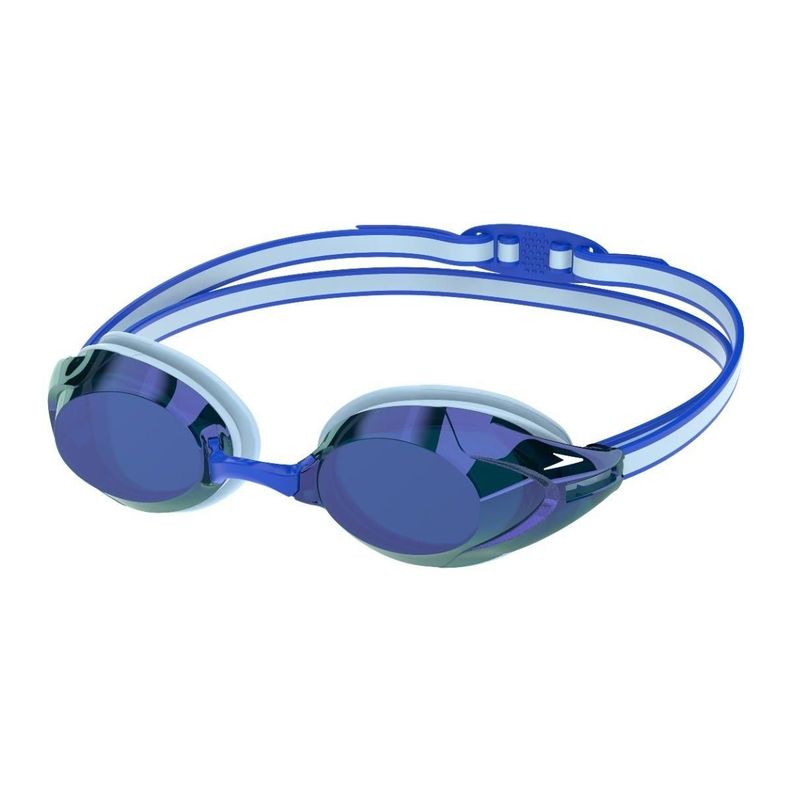 Anteojos Natacion Unisex Speedo Vanquisher 3.0 Espejados Azul