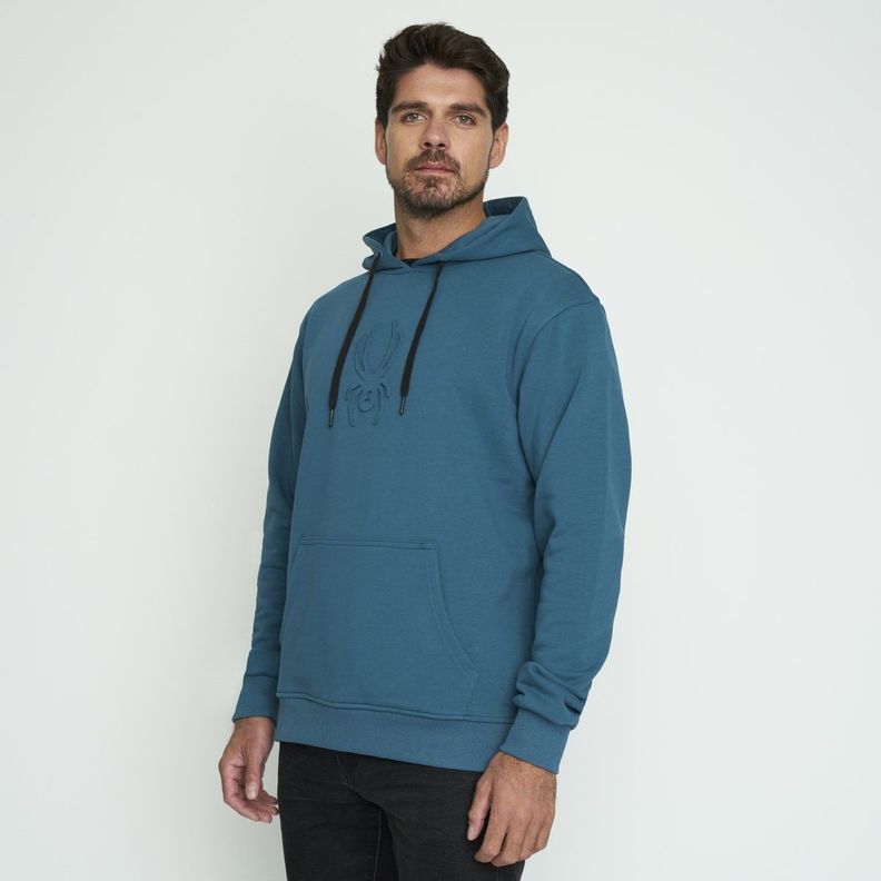 Polerón Hombre Spyder Hoodie Efter Azul-1