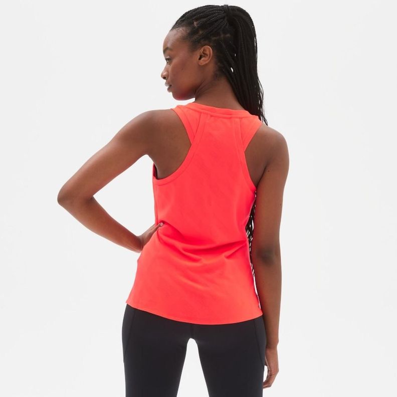 Polera Running Mujer New Balance Speed Jacquard Naranja-3