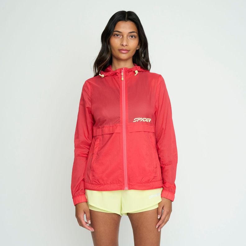 Cortaviento Mujer Spyder Fucsia-0