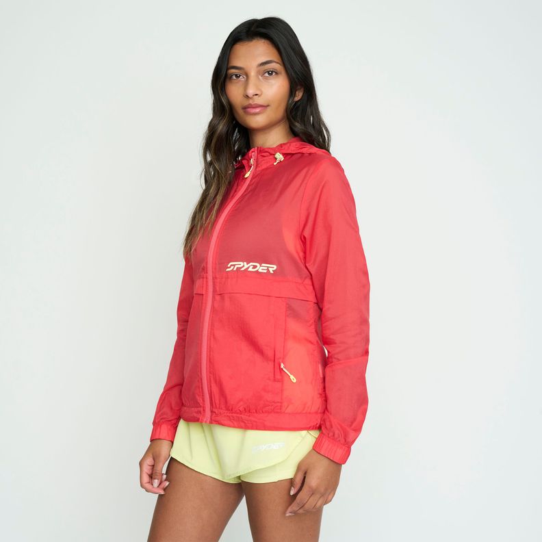 Cortaviento Mujer Spyder Fucsia-1