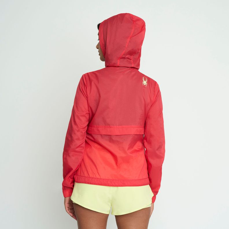 Cortaviento Mujer Spyder Fucsia-2