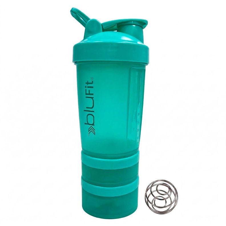 Botella Mixer Blu Fit Turquesa 450 ml Morado