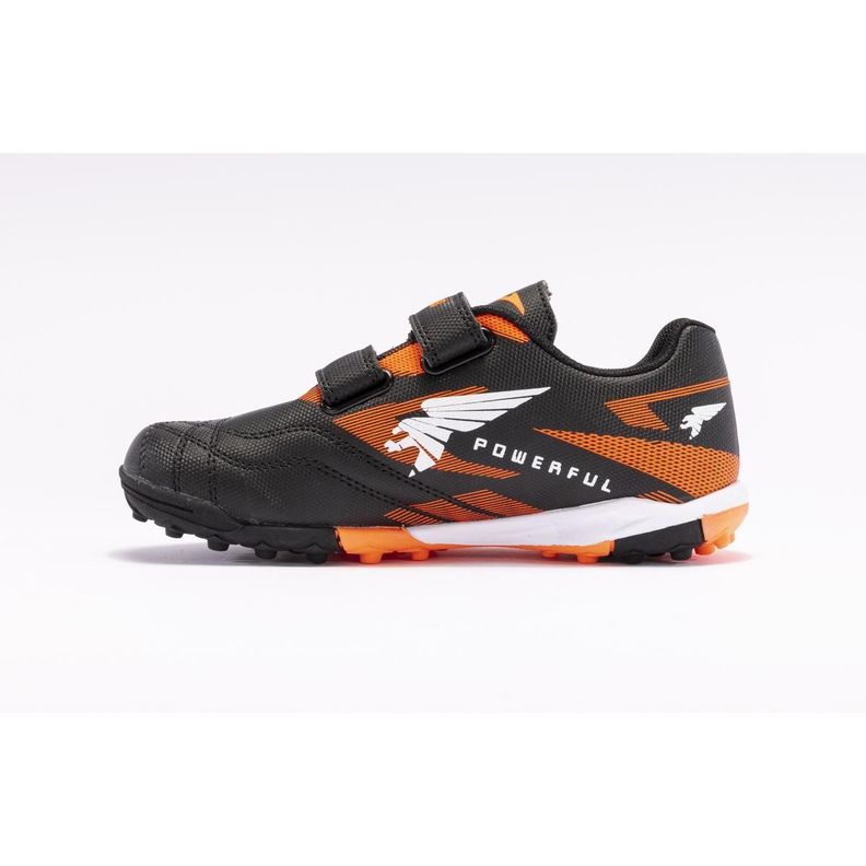 Zapatillas Futbolito Unisex Joma Powerfull Jr Negro/Naranjo-2