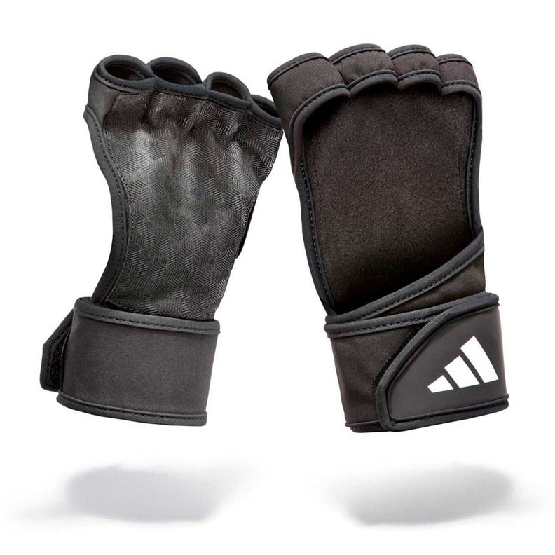 Guantes Fitness Unisex Adidas Open Back Training Negro L