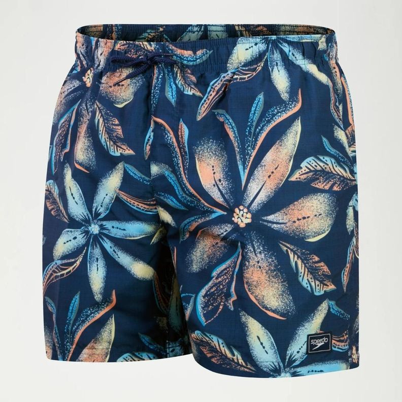 Traje de Baño Natación Hombre Speedo Digital Printed Azul-0