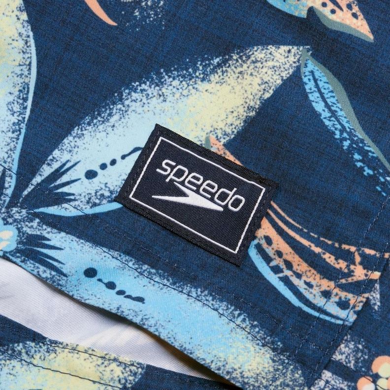 Traje de Baño Natación Hombre Speedo Digital Printed Azul-5