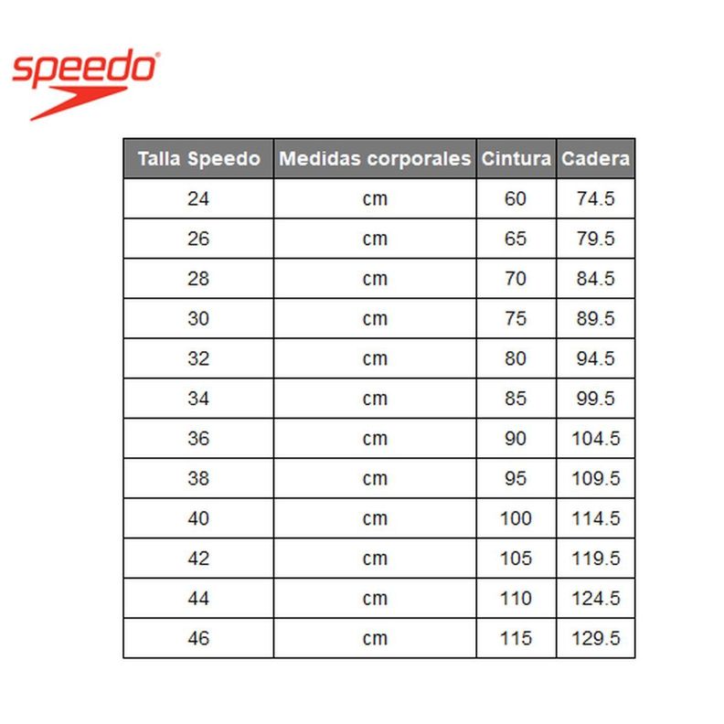 Traje de Baño Natación Hombre Speedo Digital Printed Azul-6