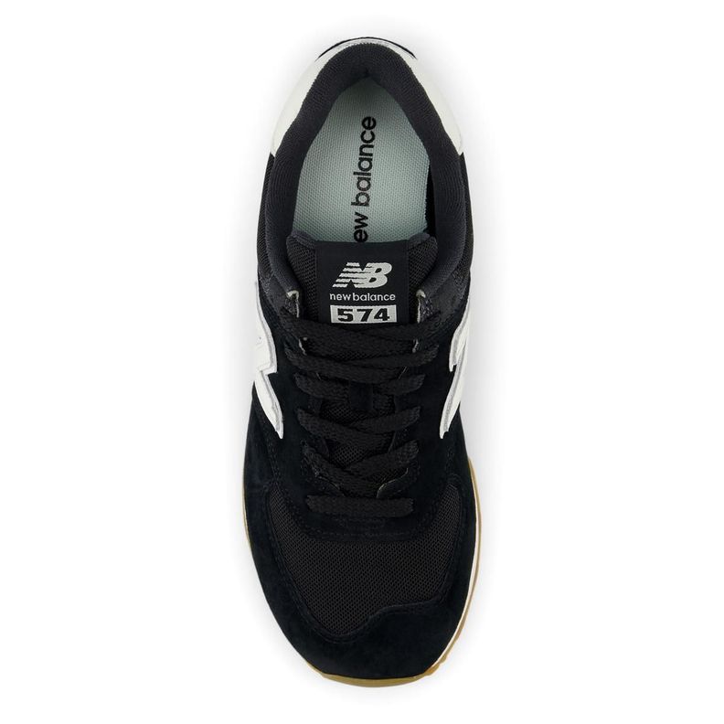 Zapatillas Urbanas Hombre New Balance 574 Negra/Blanco-2