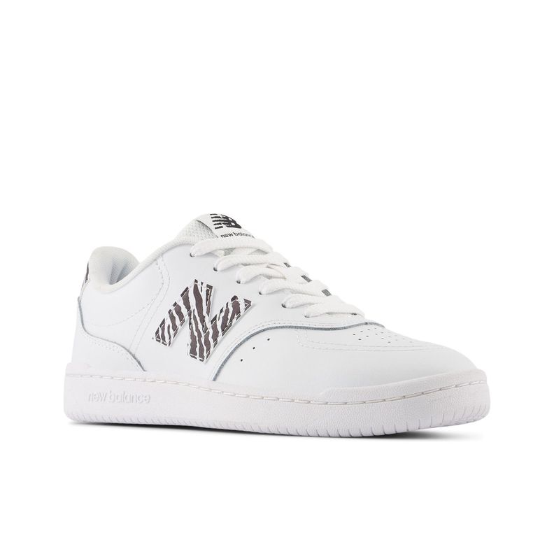 Zapatillas Urbanas Mujer New Balance 80 Blanca/Negro-3