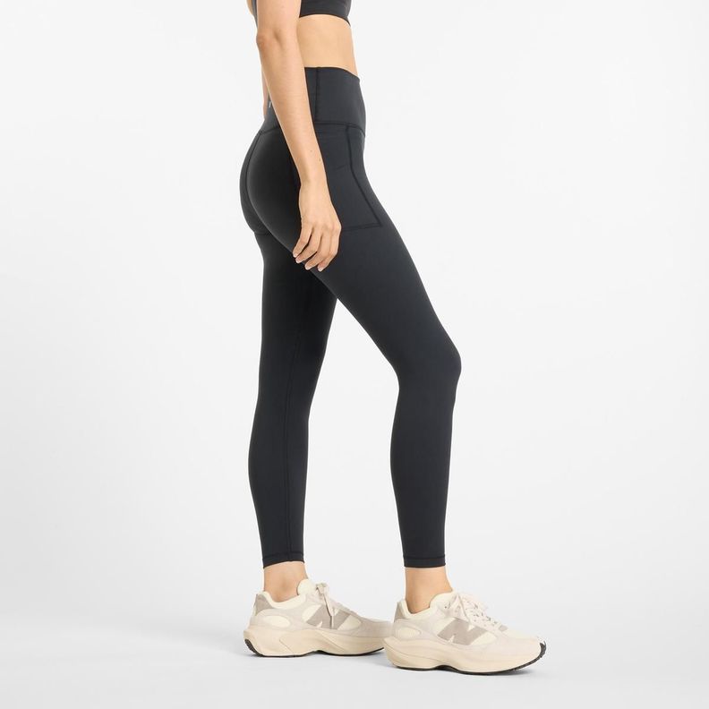 Calza Larga Running Mujer New Balance Negra-2