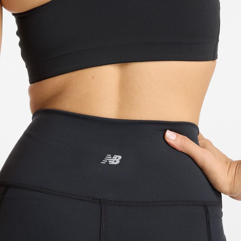 Calza Larga Running Mujer New Balance Negra-4