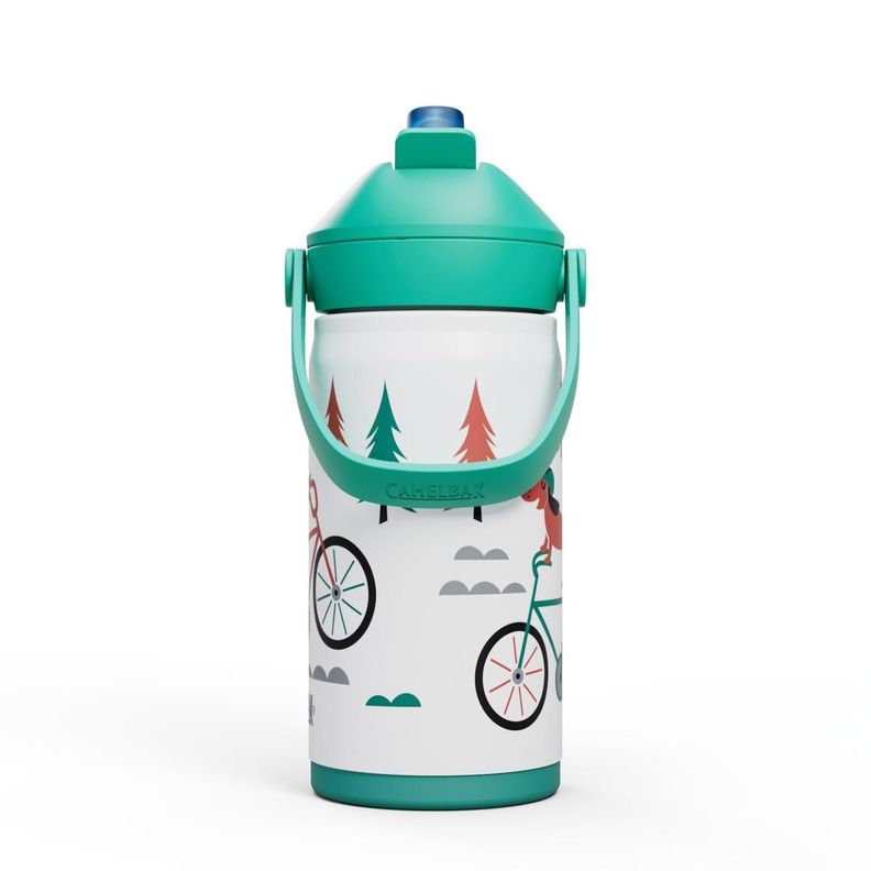 Botella Camelbak Niños Thrive Flip Straw 350 Ml Blanca/Verde-1