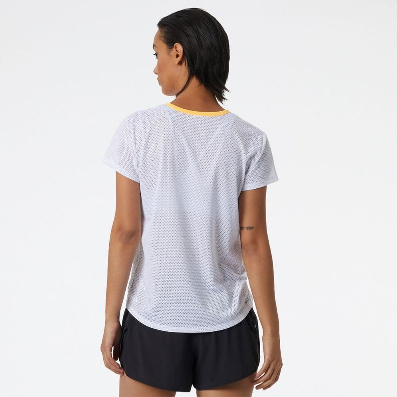 Polera Running Mujer New Balance Fast Flight Blanco-2