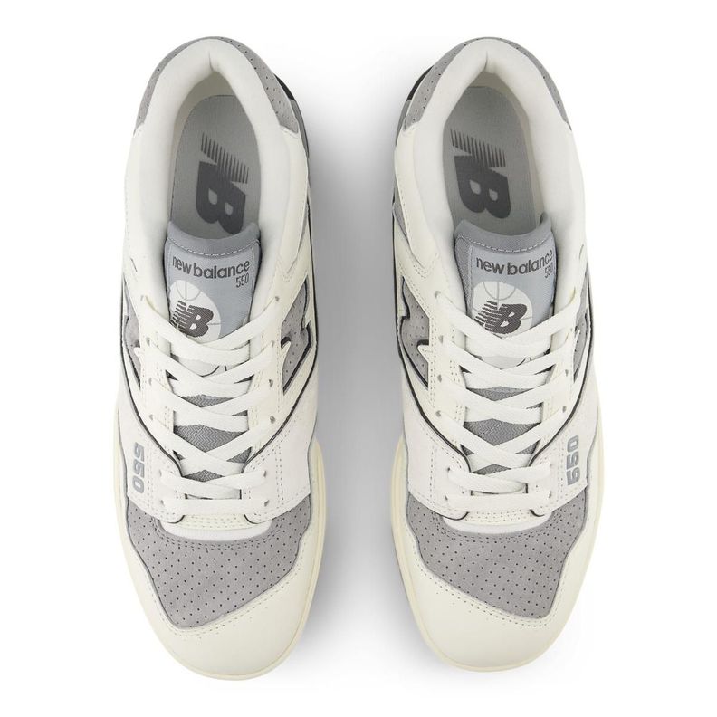 Zapatillas Urbanas Hombre New Balance 550 Blanca/Gris-2