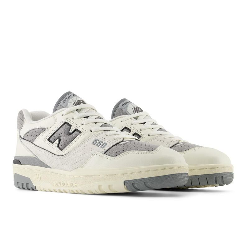 Zapatillas Urbanas Hombre New Balance 550 Blanca/Gris-4