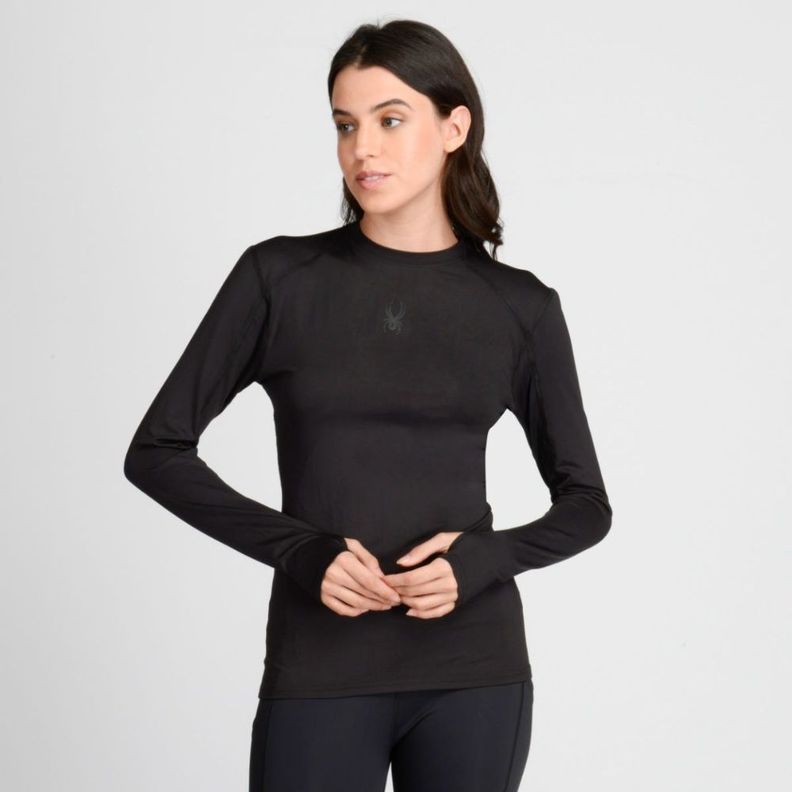 Primera Capa Outdoor Mujer Spyder First Layer Negra-0