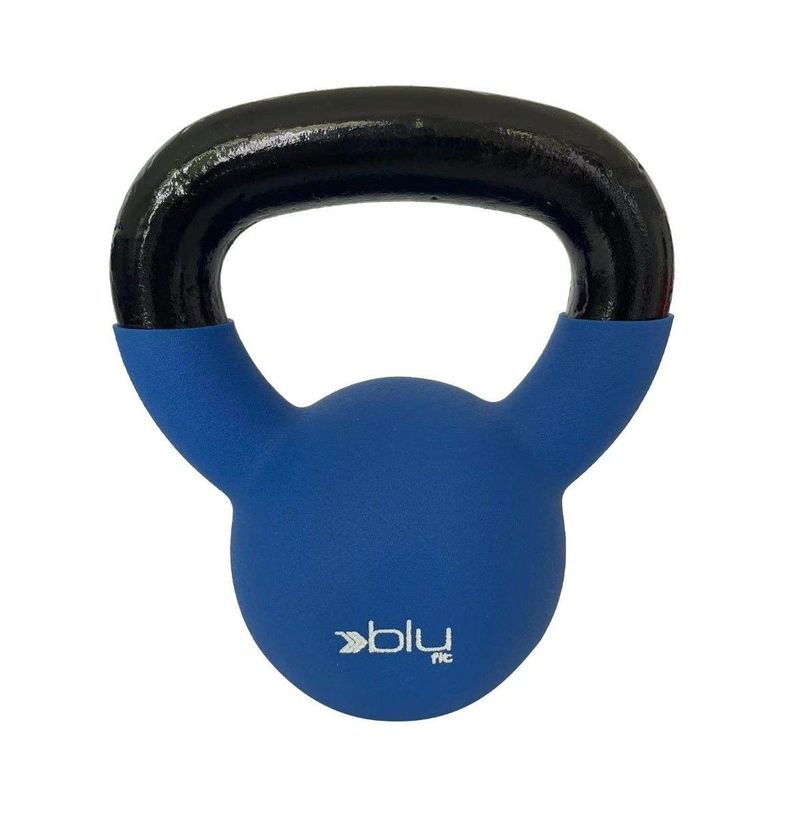 Pesa Rusa Kettlebell Neoprene Blu Fit 6 kg Azul-0