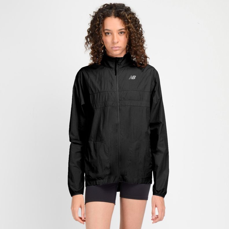 Cortaviento Running Mujer New Balance Negro-0