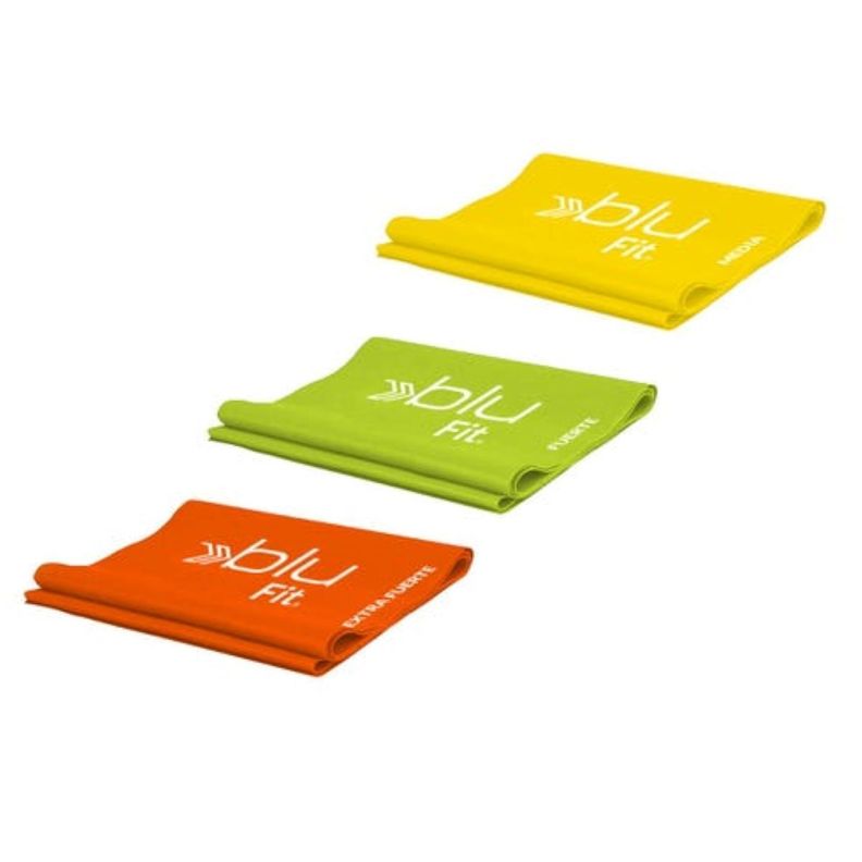 SET DE BANDAS ELÁSTICAS BLU FIT POWER 3U-0