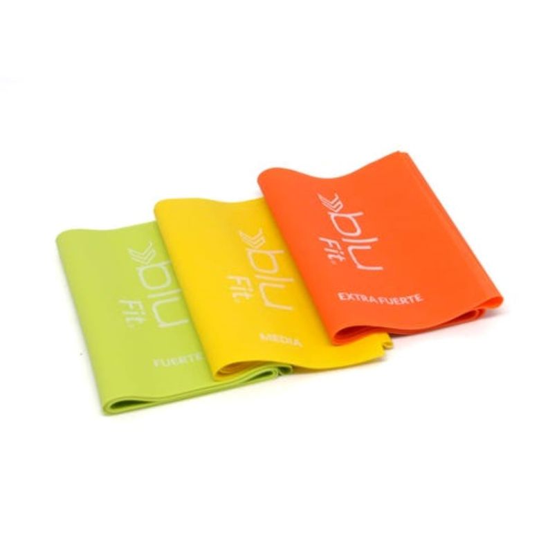 SET DE BANDAS ELÁSTICAS BLU FIT POWER 3U-1