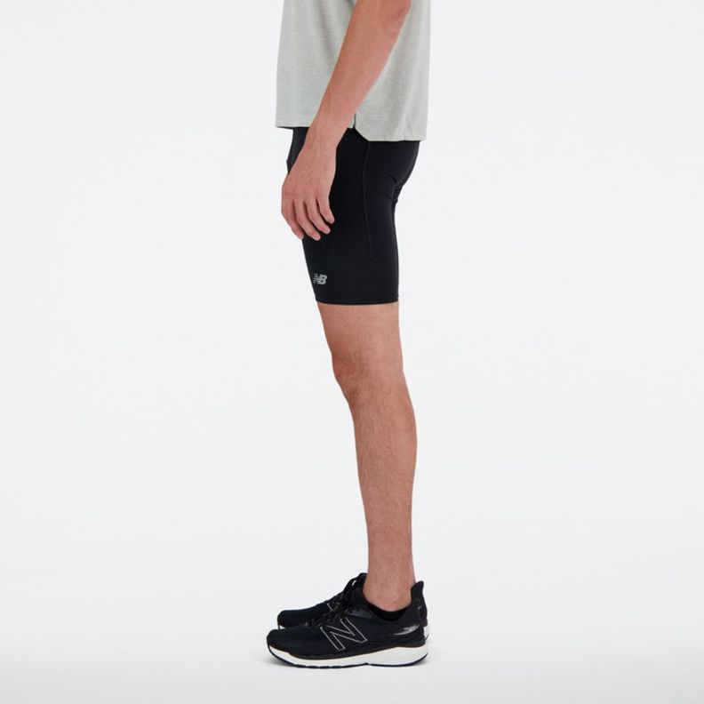 Calzas Cortas Running Hombre New Balance Negro-2