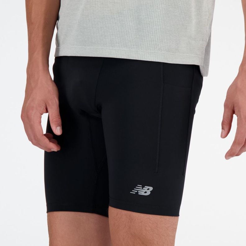Calzas Cortas Running Hombre New Balance Negro-3