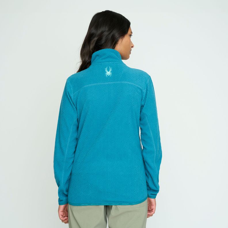 Polerón Polar Mujer Spyder Fleece Full Zip Azul SYWPL01S24BL-2