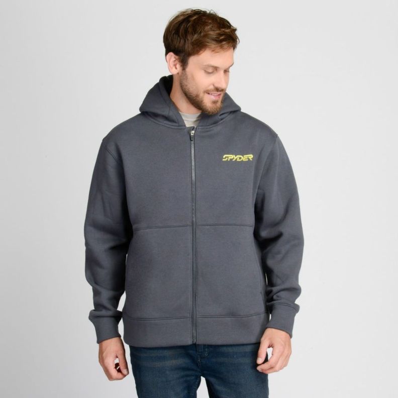 Polerón Lifestyle Hombre Spyder Hoodie Nordic Gris-0