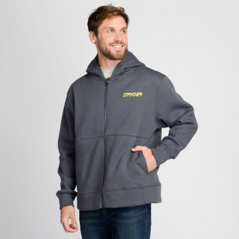 Polerón Lifestyle Hombre Spyder Hoodie Nordic Gris-2
