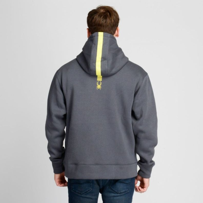 Polerón Lifestyle Hombre Spyder Hoodie Nordic Gris-3