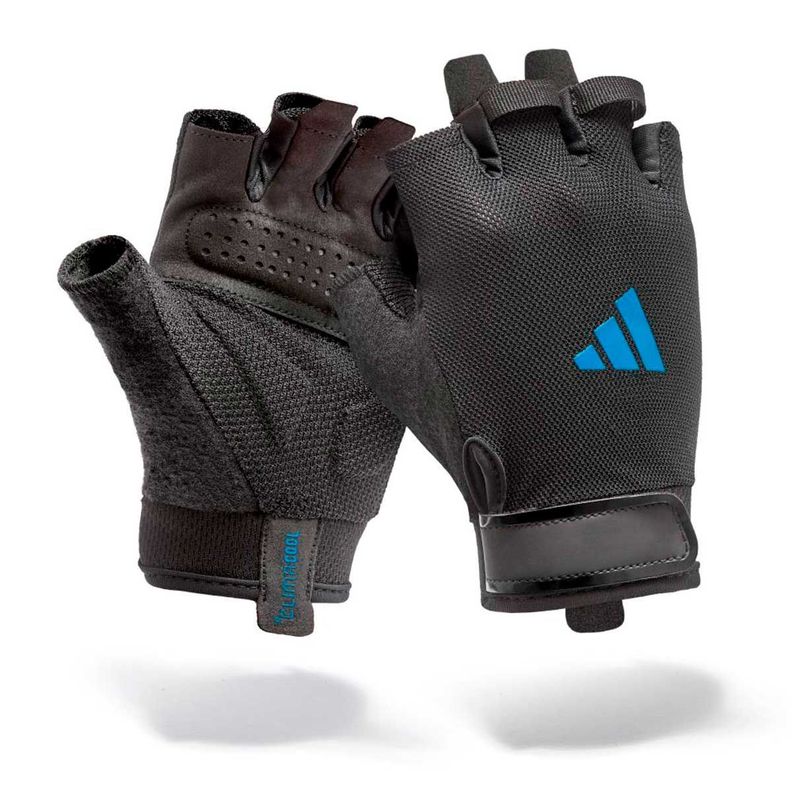 Guantes Fitness Unisex Adidas Essentials Gloves Negro/Azul S