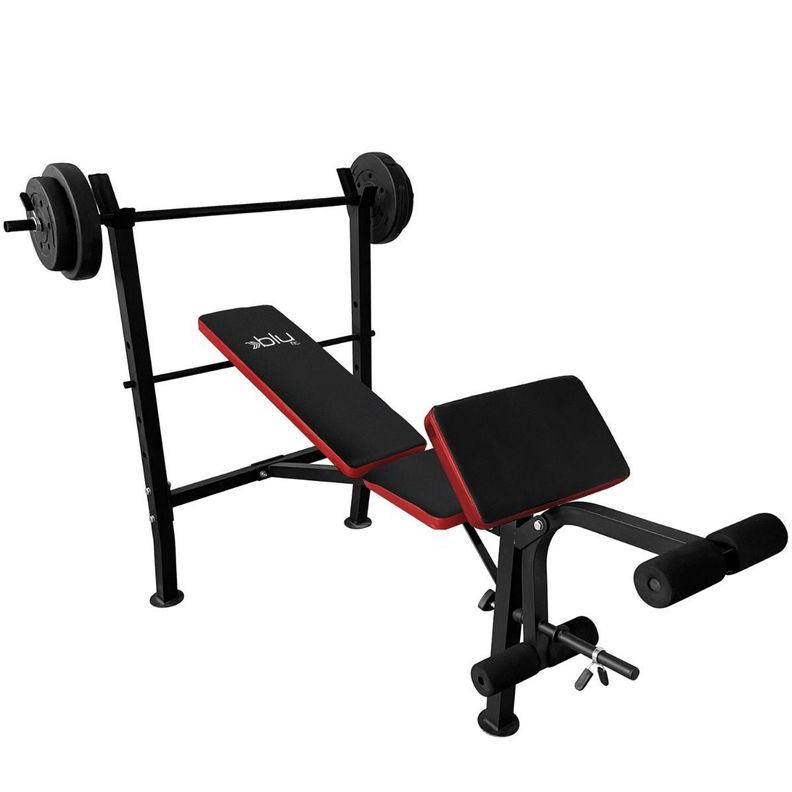 COMBO BANCA BLU FIT 80 LBS - 36,28 KG-0