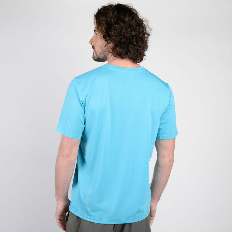 Polera Entrenamiento Hombre Spyder Celeste-2