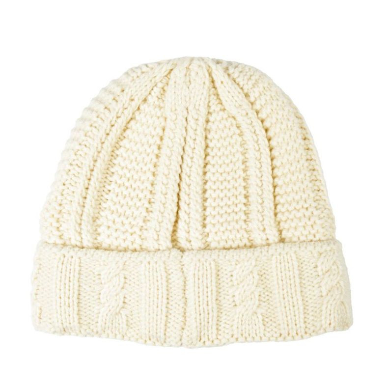 Gorro Outdoor Mujer Spyder Knit Beanie Blanco-1