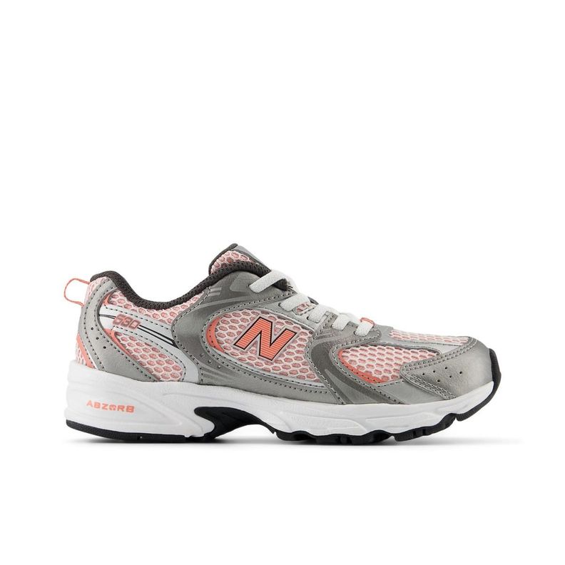 Zapatillas Urbanas Niño New Balance 530  Gris/Naranjo-0