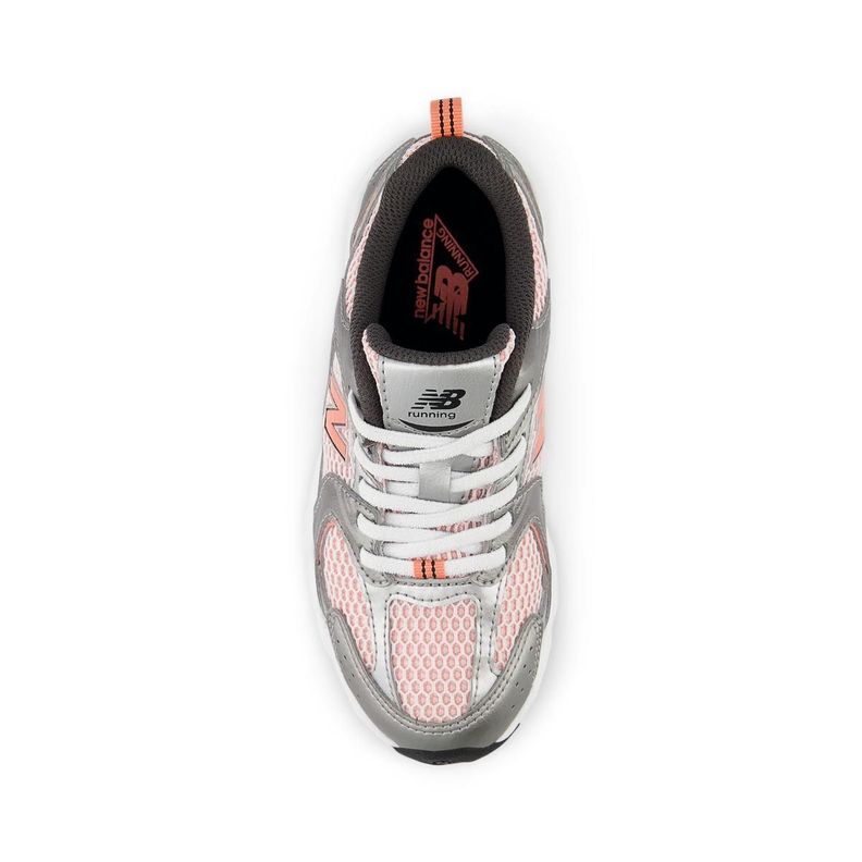 Zapatillas Urbanas Niño New Balance 530  Gris/Naranjo-2