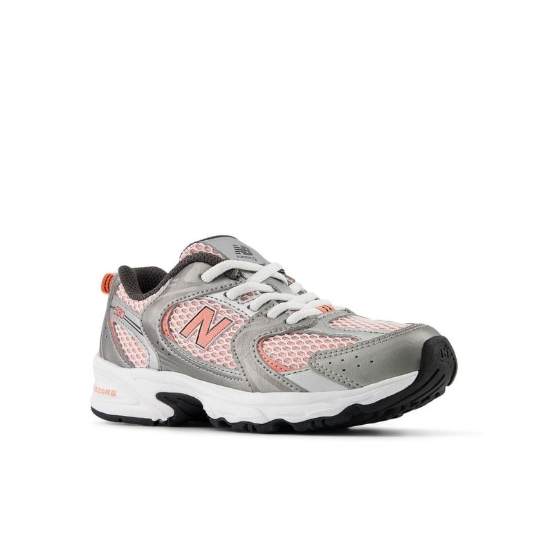 Zapatillas Urbanas Niño New Balance 530  Gris/Naranjo-3